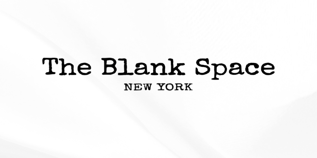 Logo for The Blank Space, located in New York, in bold font