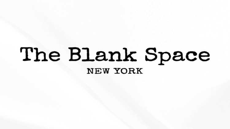 Logo for The Blank Space, located in New York, in bold font