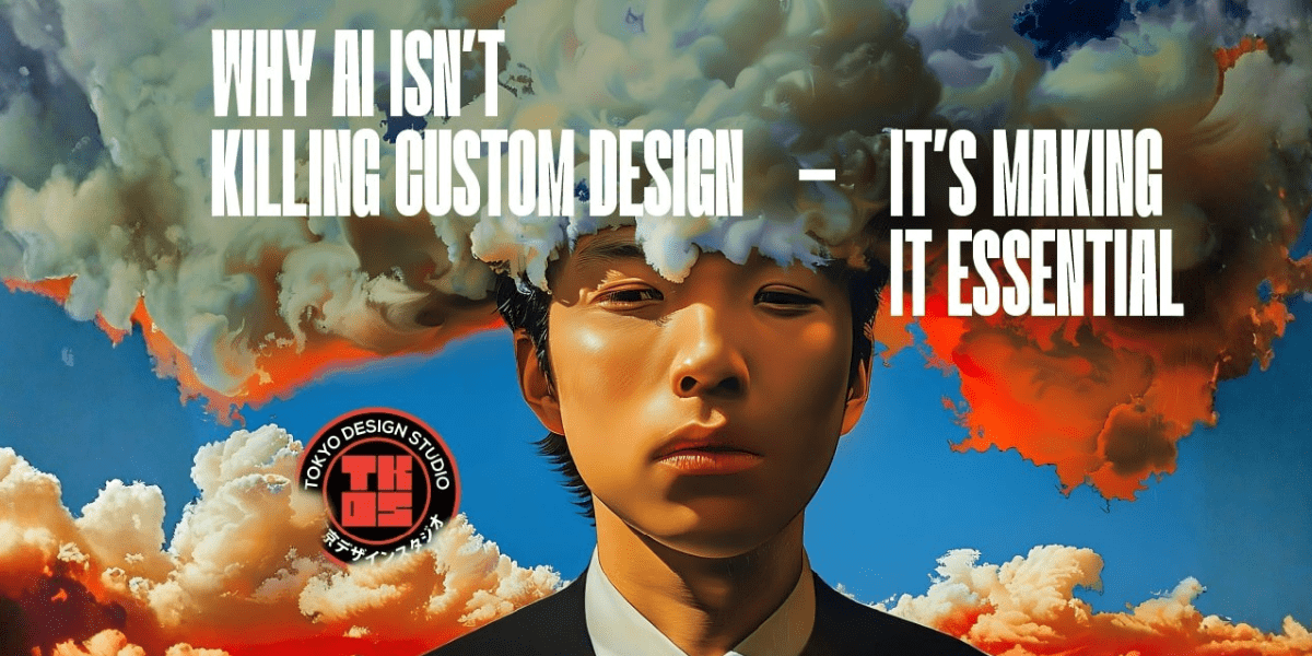 AI enhancing custom design, emphasizing creativity's importance at Tokyo Design Studio Australia.
