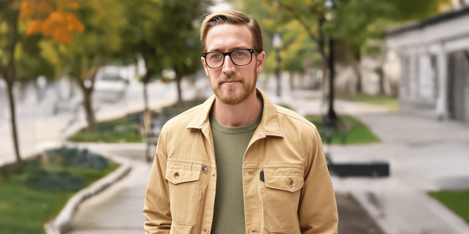 Christian Hurst, author of Lily Starling, stands confidently outdoors, reflecting his passion for creating optimistic space opera narratives.
