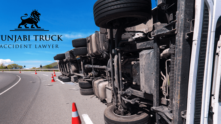 Punjabi Truck Accident Lawyer logo, representing a trusted bilingual law firm dedicated to serving Punjabi-speaking truck accident victims with compassion and expertise.