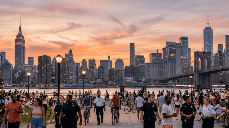 New York City Sees Historic Drop in Major Crime as Officials Expand Summer Safety Strategy