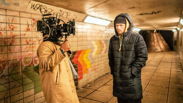 Glen Powell and Edgar Wright Reveal First Look at ‘The Running Man’ Remake