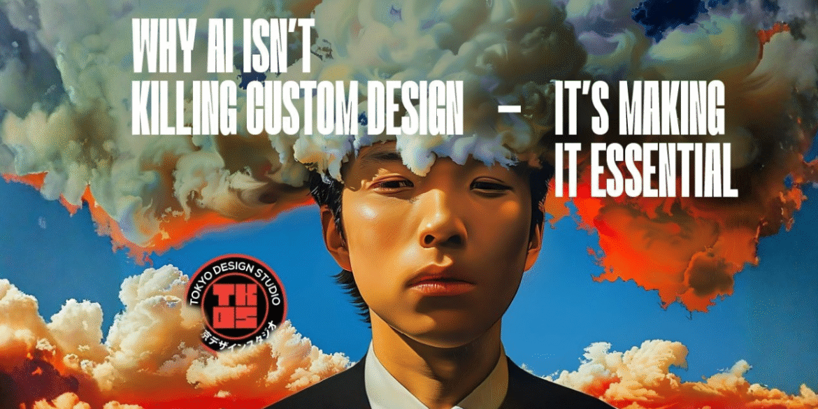 AI enhancing custom design, emphasizing creativity's importance at Tokyo Design Studio Australia.